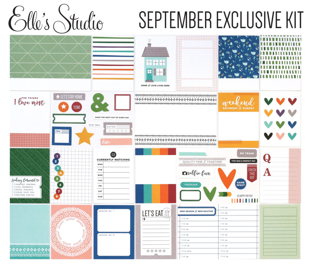 photo of Elle's Studio September Kit 